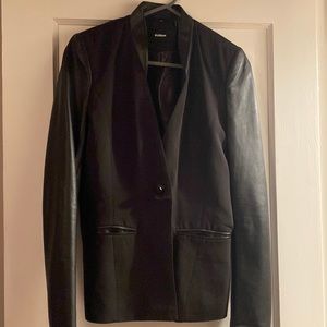 Rudsak black leather blazer